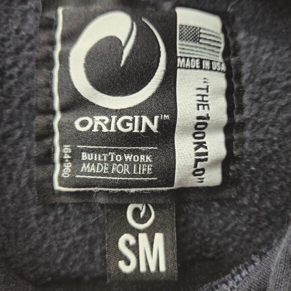 Origin 100 Kilo Hoodie Dark Navy Size SM - Picture 4 of 6